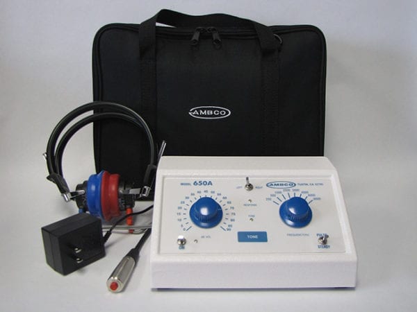 AMBCO 650A pure tone screening audiometer